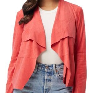 NWOT Bagatelle Red Blazer Vibrant faux suede Jacket